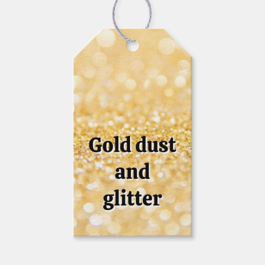 Goudsparken Cadeaulabel (Voorkant)