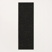 Goudsparken en glitter en zwart yogamat (Achterkant)