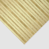 Goudsparken - Glitter stripes met goudpels Tissuepapier (Detail)