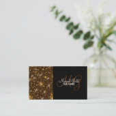 Goudsparkle-evenementen en partijplanner visitekaartje (Staand voorkant)