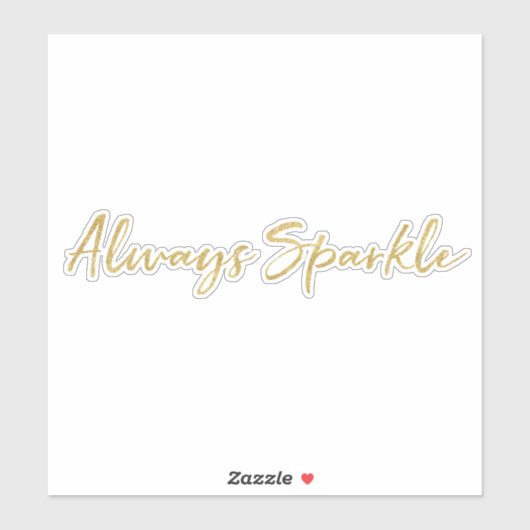 Goudsparkle Sticker (Vel)