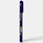 Goudsparren Anchor Patroon Monogram Case-Mate iPhone Case (Achterkant / Rechts)