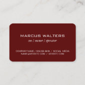 goudspat | Wijnflessen en glazen Logo Visitekaartje (Achterkant)