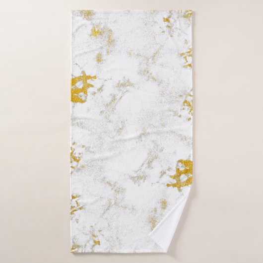 Goudspatten Textuur. Ontwerpelement ppplijn Badhanddoek (Badhanddoek)