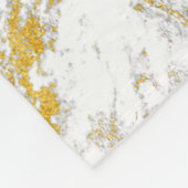 Goudspatten Textuur. Ontwerpelement ppplijn Fleece Deken (Hoek)