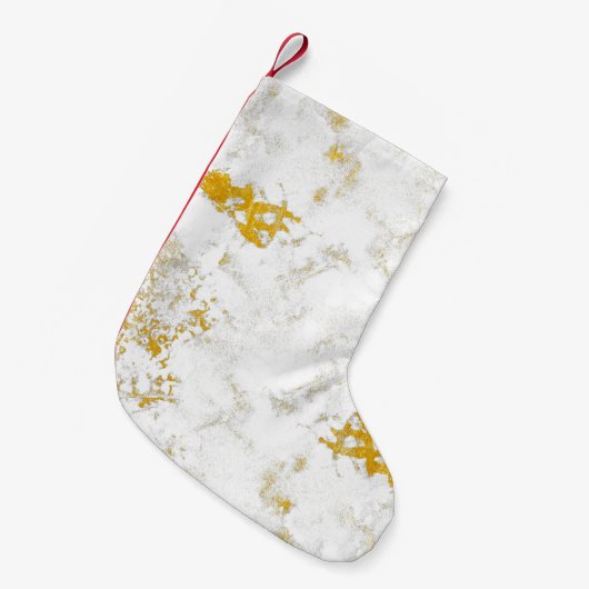 Goudspatten Textuur. Ontwerpelement ppplijn Kleine Kerstsok (Voorkant (Hangend))