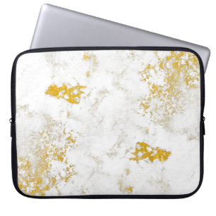Goudspatten Textuur. Ontwerpelement ppplijn Laptop Sleeve