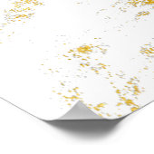 Goudspatten Textuur. Ontwerpelement ppplijn Poster (Hoek)
