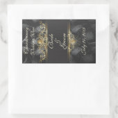 Goudspieren Sticker voor weddenschap met wijn (Tas)