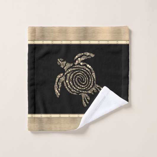Goudspiraalschildpad Bad Handdoek (Wasdoekje)