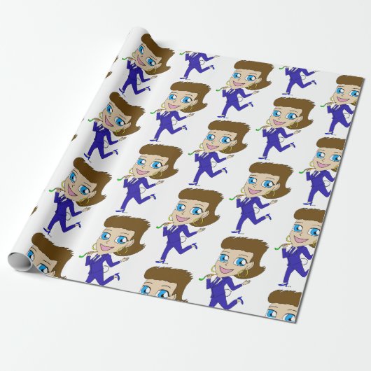 goudstaart cadeaupapier (Uitgerold)