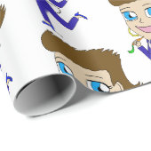 goudstaart cadeaupapier (Rol Hoek)