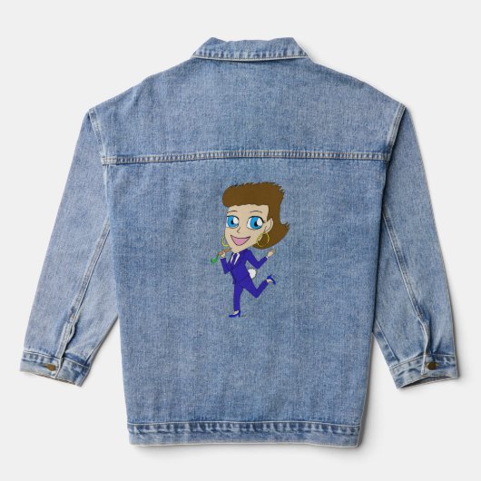goudstaart denim jacket (Achterkant)