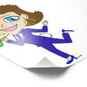 goudstaart foto afdruk (Hoek)