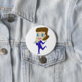 goudstaart ronde button 7,6 cm (In situ)