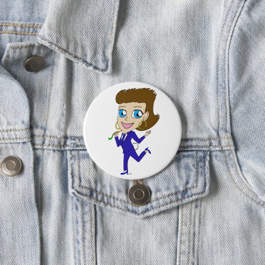 goudstaart ronde button 7,6 cm (In situ)