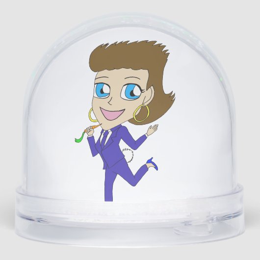 goudstaart sneeuwbol (Achterkant)