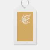  goudstaartwacht cadeaulabel (Achterkant)