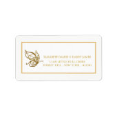  goudstaartwacht etiket (Voorkant)