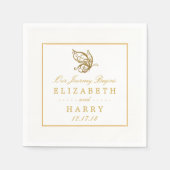  goudstaartwacht servetten (Voorkant)