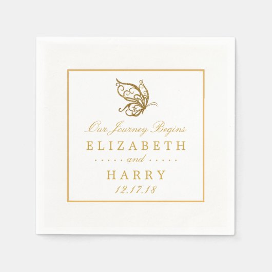 goudstaartwacht servetten (Voorkant)