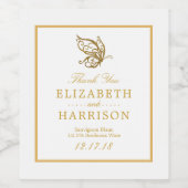  goudstaartwacht wijn etiket (Enkel label)