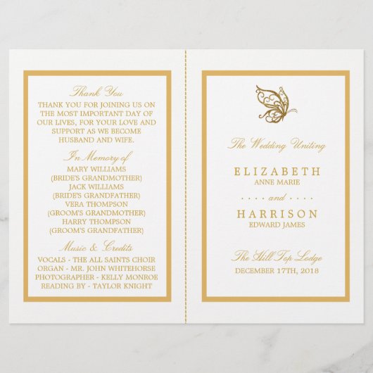 goudstaartwuwprogramma voor rondvliegende vlinder (Voorkant)