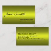 GoudstandaardVisitekaartjes Visitekaartje (Voorkant / Achterkant)