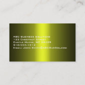 GoudstandaardVisitekaartjes Visitekaartje (Achterkant)