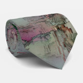 Goudste roeststeen, overheerste zalm tot grijs stropdas (Opgerold)