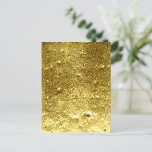 goudsteen briefkaart (Staand voorkant)