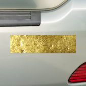 goudsteen bumpersticker (Op auto)