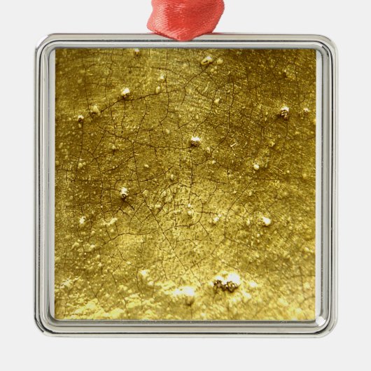 goudsteen metalen ornament (Voorkant)