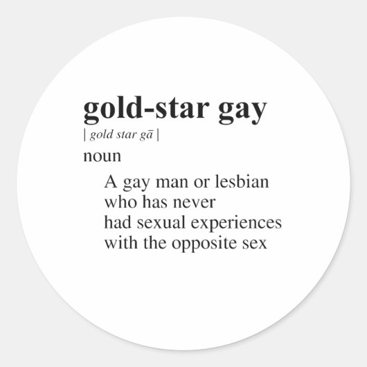 GOUDSTER-HOMO RONDE STICKER (Voorkant)