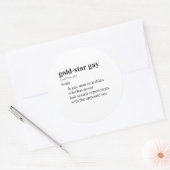 GOUDSTER-HOMO RONDE STICKER (Envelop)