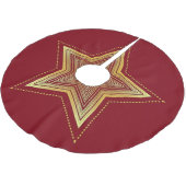 goudsterboomrok kerstboom rok (Gekanteld)