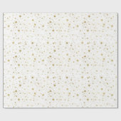 Goudsterren Cadeaupapier (Vlak)