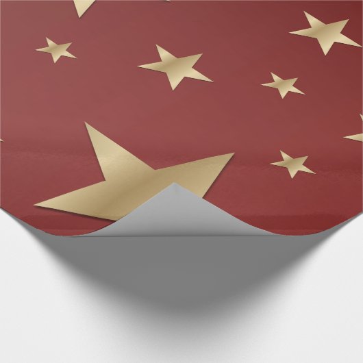 Goudsterren Inpakpapier (Hoek)