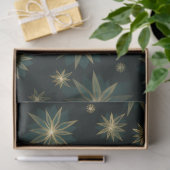 Goudsterren Kerstontwerpen Tissuepapier (Geschenk)