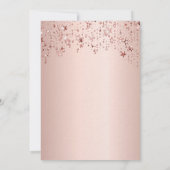 Goudsterren van 16 roos zijn fijn luxe kaart (Achterkant)