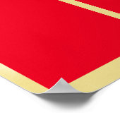 Goudsterren werknemer van de maandelijkse fotoweer poster (Hoek)