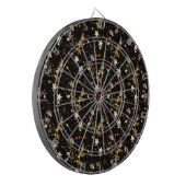 goudsterrenstelsel dartbord (Voorkant Links)