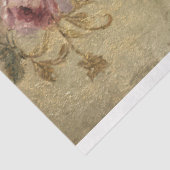 Goudstof,  Bloemen & Patina Tissuepapier (Detail)