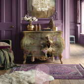 Goudstof,  fee, Romantiek & Bloemen Tissuepapier