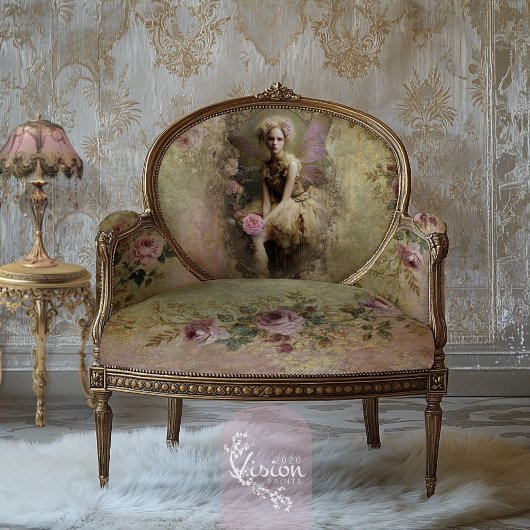 Goudstof,  fee, Romantiek & Bloemen Tissuepapier