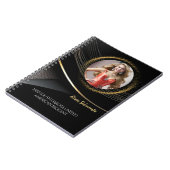 Goudstof Pageant Oefenschrift Notitieboek (Linkerzijde)
