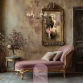 Goudstof, Vintage Fee, Romanticisme Portret  Tissuepapier