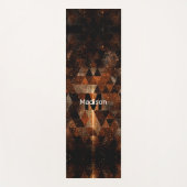 Goudstraal in meetkundig dunne universum Monogram Yogamat (Voorkant)