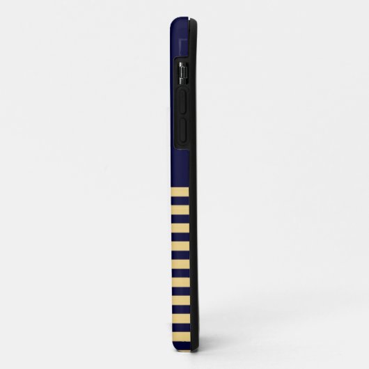 Goudstreep met goudanker Case-Mate iPhone case (Achterkant/links)