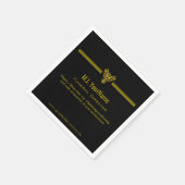 Goudstrepen van Funeral Director en stijgende feni Servet (Hoek)